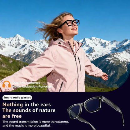 Multifunctional Smart AI Camera Glasses with 8MP Camera, Built-In Smart Voice Assistant, 160+ Languages Real-Time Translation, Photochromic Lenses, Bluetooth, Video Recording, Touch Adjustment, Hands-Free Photo & Recording for Travel, Conferences.